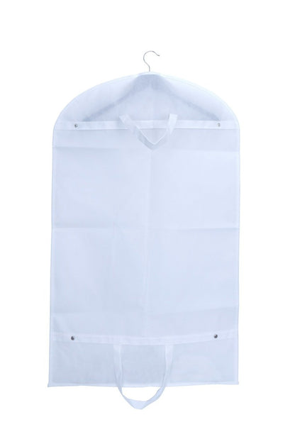 Husa pentru costum, cu maner, din material netesut, Polipropilenă, 60 x 100 cm, Alb, UUHH02 - HUMERO