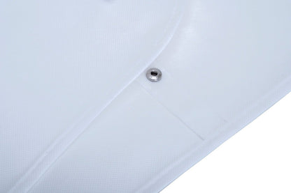 Husa pentru costum, cu maner, din material netesut, Polipropilenă, 60 x 100 cm, Alb, UUHH02 - HUMERO