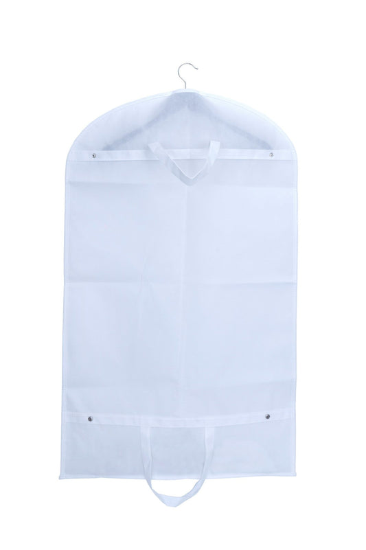 Husa pentru costum, cu maner, din material netesut, Polipropilenă, 60 x 130 cm, Alb, UUHH04 - HUMERO
