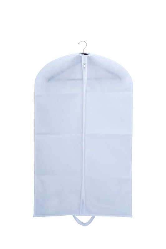 Husa pentru costum, cu maner, din material netesut, Polipropilenă, 60 x 130 cm, Alb, UUHH04 - HUMERO