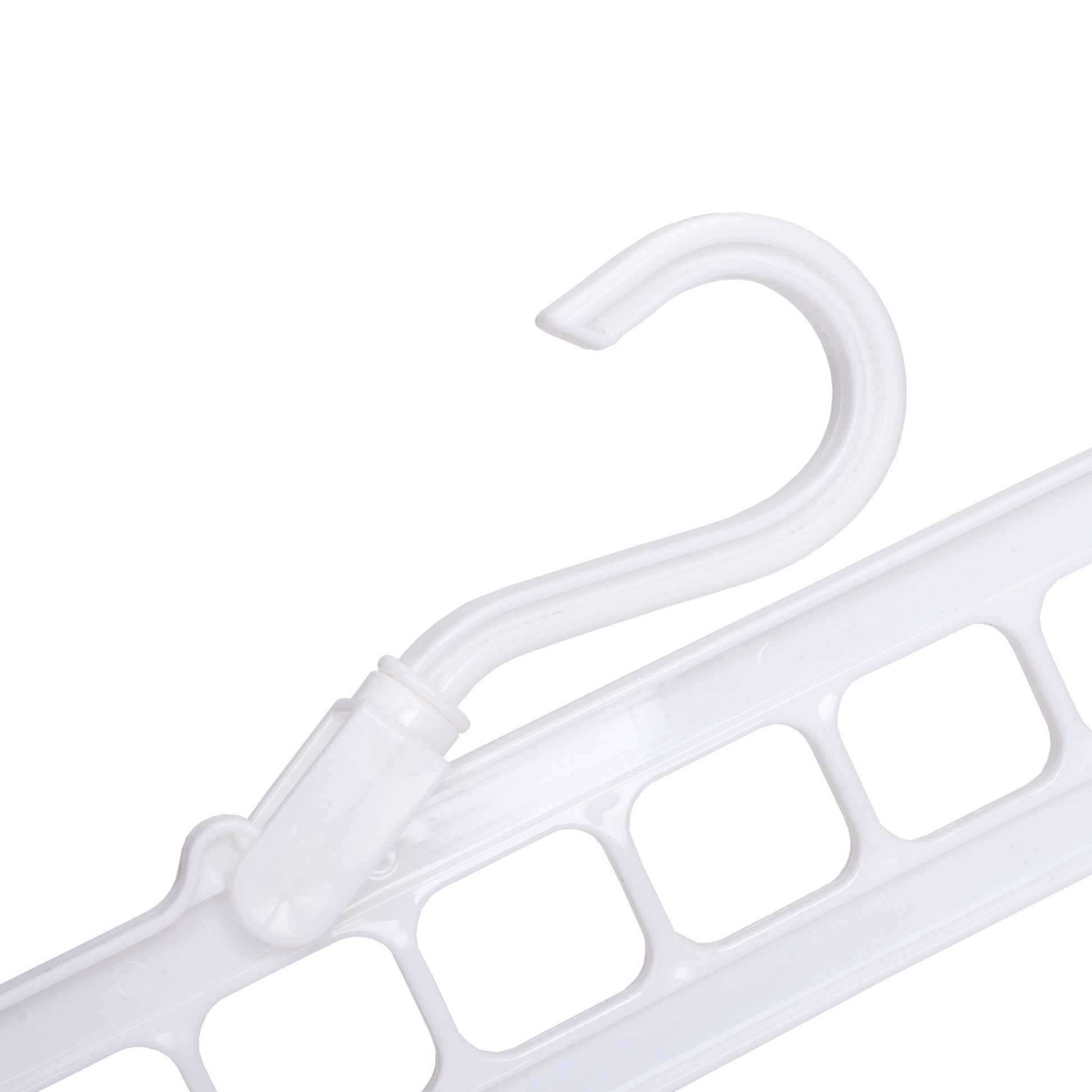 Umeraș din plastic alb pentru organizare orizontală și verticală - ideal pentru articole speciale - HUMERO