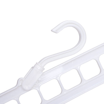 Umeraș din plastic alb pentru organizare orizontală și verticală - ideal pentru articole speciale - HUMERO