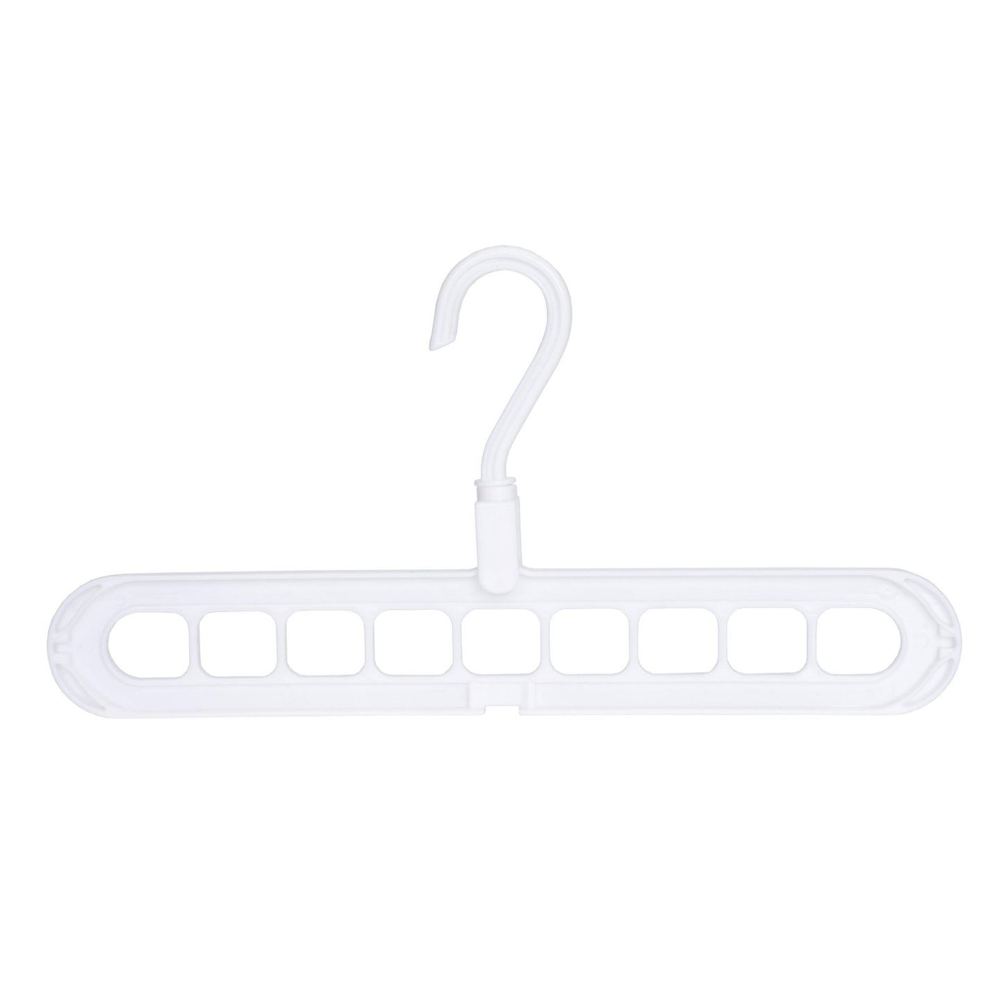 Umeraș din plastic alb pentru organizare orizontală și verticală - ideal pentru articole speciale - HUMERO